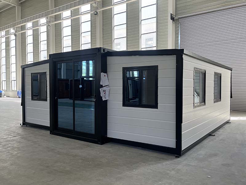 더블 윙 확장 박스의 20피트 경사 지붕 제품 소개
