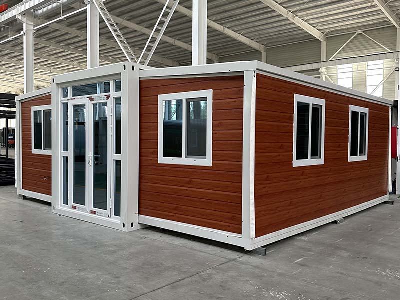 Produkteinführung des 20 Fuß geneigten Dachs der Doppelflügel-Expansionsbox
